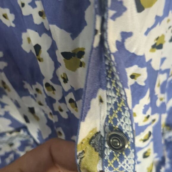 Free People Love Letter Tunic Rain Flower Pattern XS - Picture 4 of 7